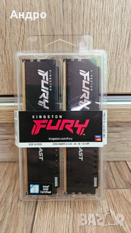 Продавам Kingston Fury 2x16GB (32 GB общо)  DDR5 6000MT/s 