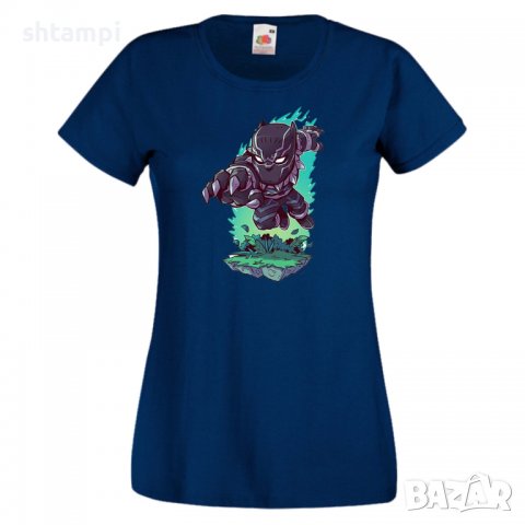 Дамска тениска Marvel Black Panther Игра,Изненада,Подарък,Геймър,, снимка 6 - Тениски - 36740831