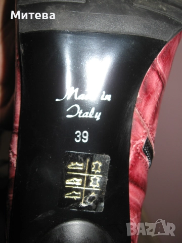 Дамски елегантни ботуши естествена кожа, снимка 3 - Дамски ботуши - 52597537