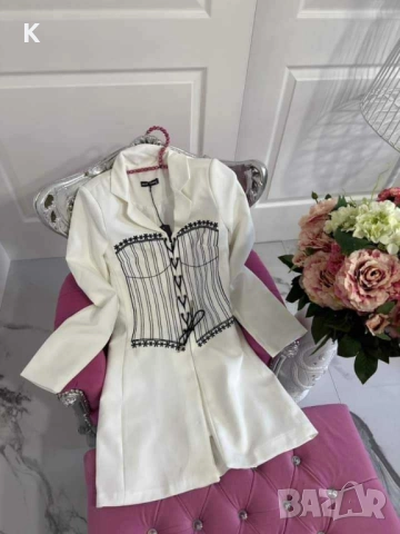 Нова дамска рокля/сако с етикет, снимка 3 - Рокли - 52032443