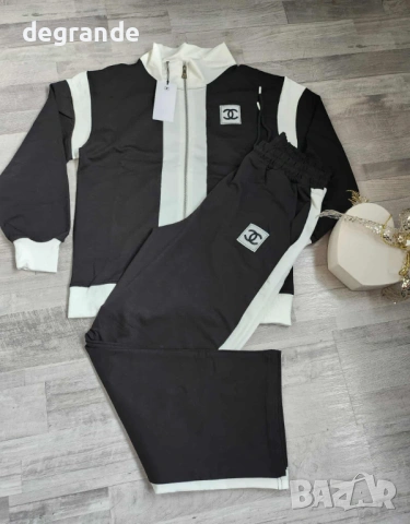Дамски памучен комплект Chanel, снимка 3 - Спортни екипи - 53063591