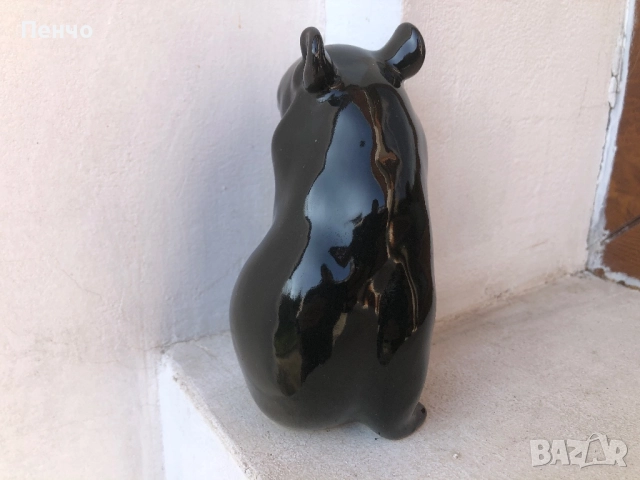 стара порцеланова фигурка МЕЧКА - Ломоносов /ЛФЗ/, снимка 5 - Антикварни и старинни предмети - 50366309