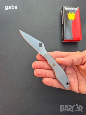 Сгъваем джобен нож Spyderco Grasshopper C138, снимка 8 - Ножове - 52851422