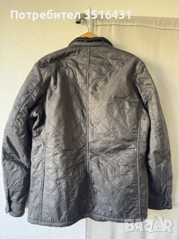 Сиво Мъжко Зимно Яке Barbour - Размер XL, снимка 9 - Якета - 42121857
