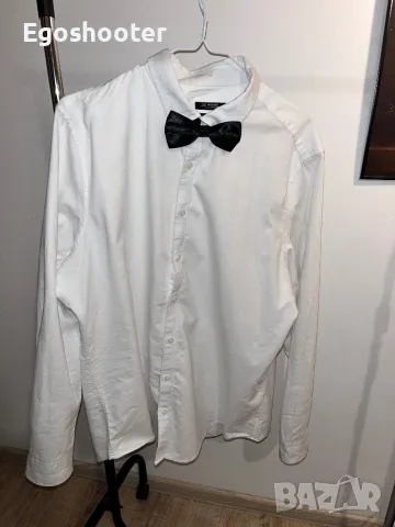 Мъжка риза с папионка H&M, снимка 1