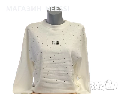 Суичър декориран с камъни, снимка 3 - Суичъри - 52552983