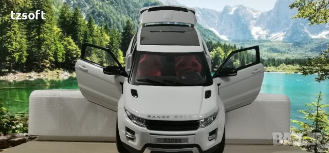 Land Rover Range Rover Evoque 2011 - бял - GTAutos 1:18, снимка 8 - Колекции - 37511015