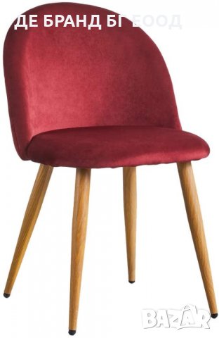 Стол бордо / комплект от два трапезни стола / столове с мека седалка и облегалка МОДЕЛ 77, снимка 2 - Столове - 33460102