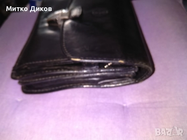 Чанта за ръка борсета с много прегради маркова италианска на Giudi естествена кожа 250х185мм, снимка 6 - Чанти - 51721659