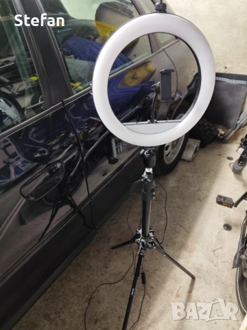 Hama Лампа "SpotLight Steady 120 II" LED Ring Light, комплект за смартфон, статив, 12"