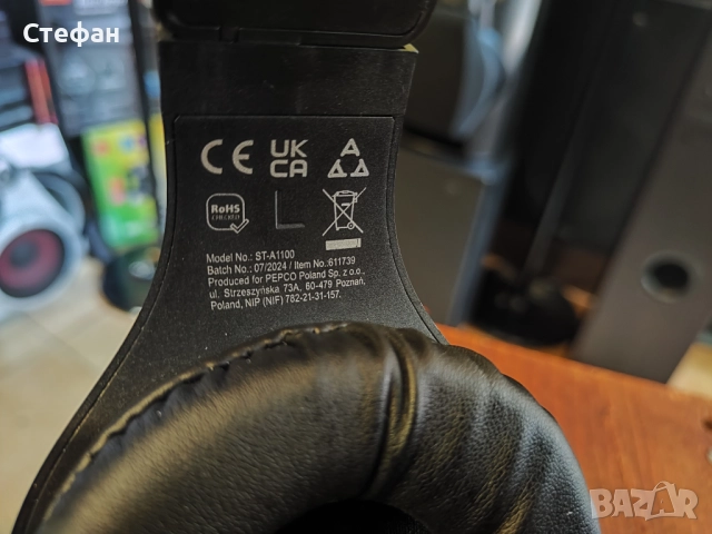 🎧Геймърски слушалки ST-A1100 В отлично техническо и визуално състояние., снимка 6 - Слушалки и портативни колонки - 51960408