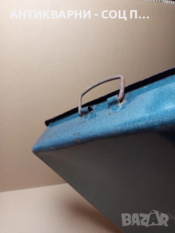 Стара Голяма Емайлирана Тава За Печене На Агне Месо 1961г., снимка 8 - Антикварни и старинни предмети - 52057494