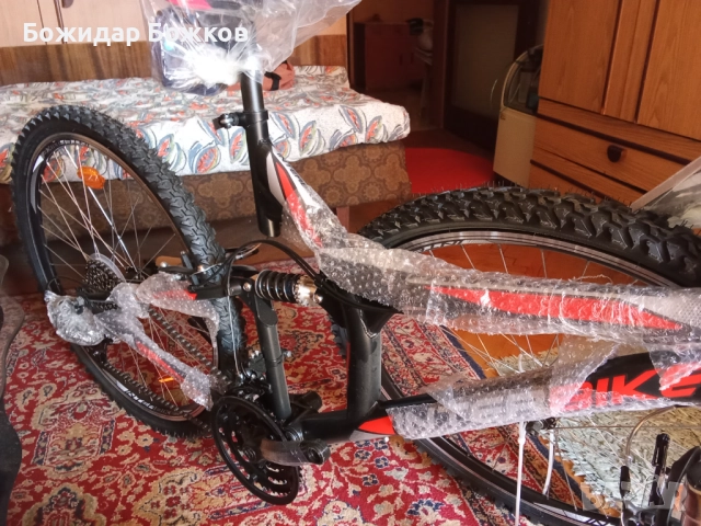 Планински велосипед със скорости Interbike - Parallax Black Matt, 26'' черен, снимка 9 - Велосипеди - 51617436