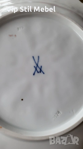 Колекционерска чиния Meissen , снимка 6 - Чинии - 53296381