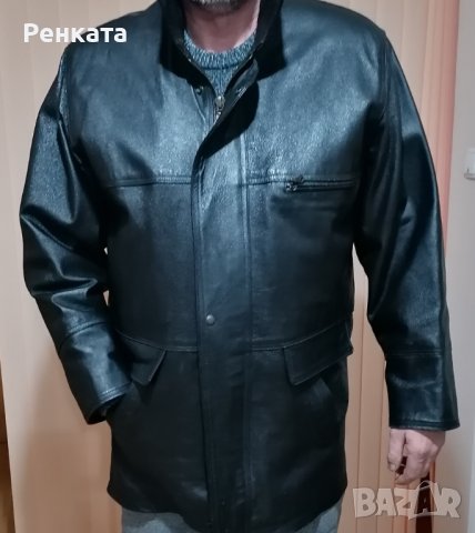 Мъжко кожено яке от естествена кожа, снимка 5 - Якета - 38808591