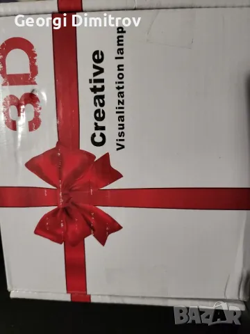 Лед лампа със послание