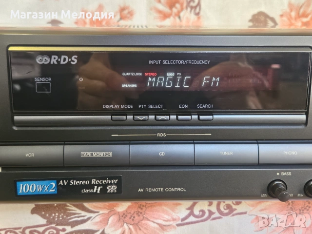 Ресийвър Technics SA-EX140 Две по 100 вата. В отлично техническо и визуално състояние., снимка 5 - Ресийвъри, усилватели, смесителни пултове - 51341211