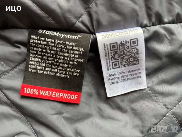 Дамско зимно яке Didriksons 1913, снимка 9 - Якета - 52306045