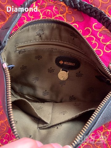 Mulberry оригинална мини дамска чанта, снимка 4 - Чанти - 33221774