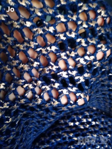 Нова блуза в кралско синьо, снимка 4 - Блузи с дълъг ръкав и пуловери - 43884402