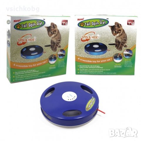 Интерактивна играчка за котки “Хвани опашката на мишката“ за домашният ви любимец, снимка 6 - Други - 33471339