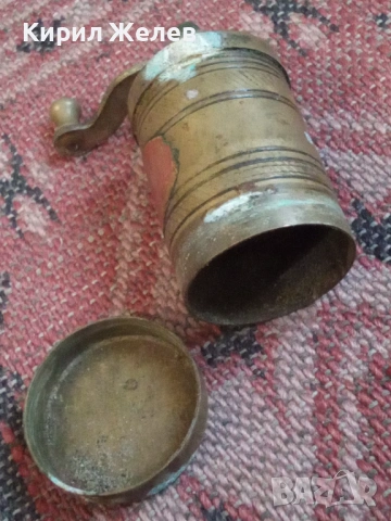 Стара бронзова мелничка 53654, снимка 6 - Антикварни и старинни предмети - 53422642