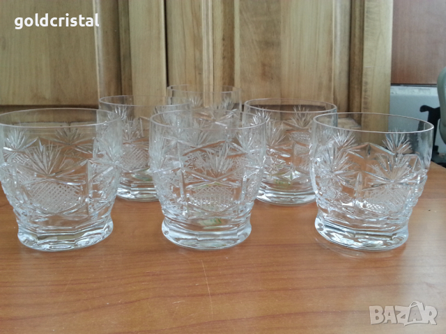 Кристални чаши , снимка 1 - Антикварни и старинни предмети - 36553509