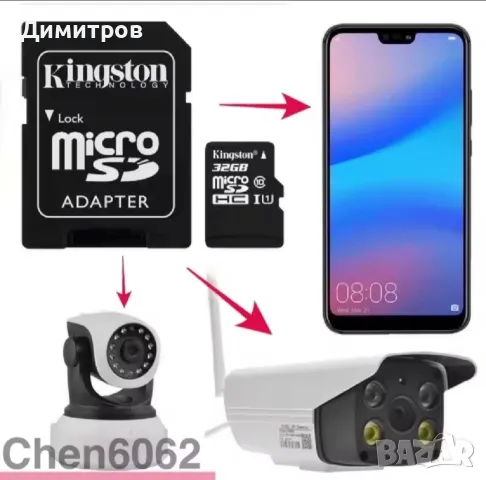 SD карта памет Kingston 512GB плюс SD адаптер, снимка 6 - Карти памет - 50032137