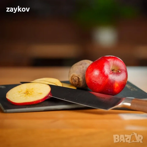 GRAEF. KN5150 Комплект готварски ножове, 3 части, нож за зеленчуци, нож сантоку и готварски нож, снимка 3 - Ножове - 53478224