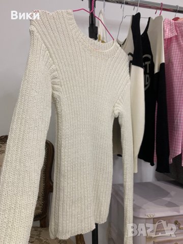 Ръчно плетен пуловер , снимка 7 - Блузи с дълъг ръкав и пуловери - 43477119