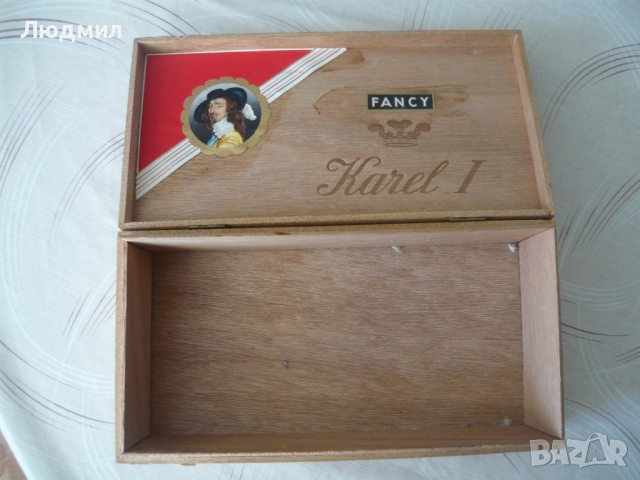 Дървена кутия от пури „Karel I”, снимка 2 - Други - 51639882