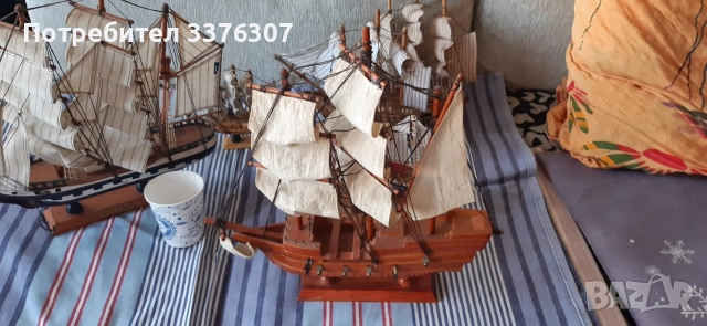 Продавам колекция от макети на кораби платноходи, снимка 3 - Колекции - 52765120