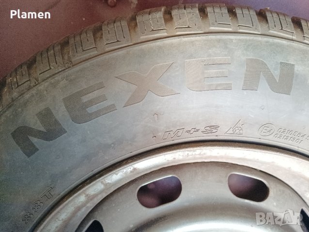 Зимни гуми Nexen 185/70R14 88T DOT 2322 на железни джанти за Subaru, снимка 10 - Гуми и джанти - 44001175