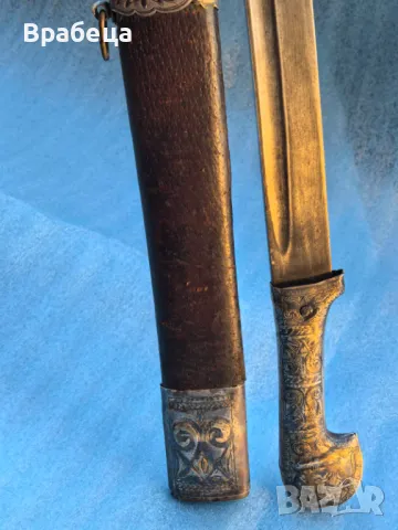 Сребърна кавказка шашка , снимка 13 - Колекции - 48408048