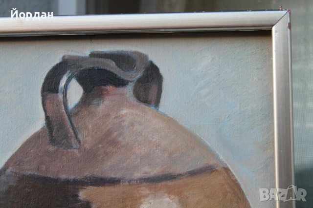 Натюрморт  масло върху платно, снимка 8 - Картини - 53113462