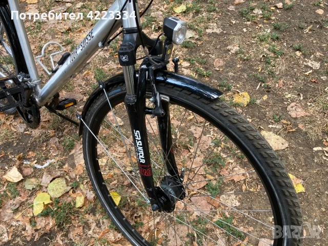 Алуминиев Градски Велосипед Колело TOUR DE SWISS малко употребяван, снимка 6 - Велосипеди - 51070081