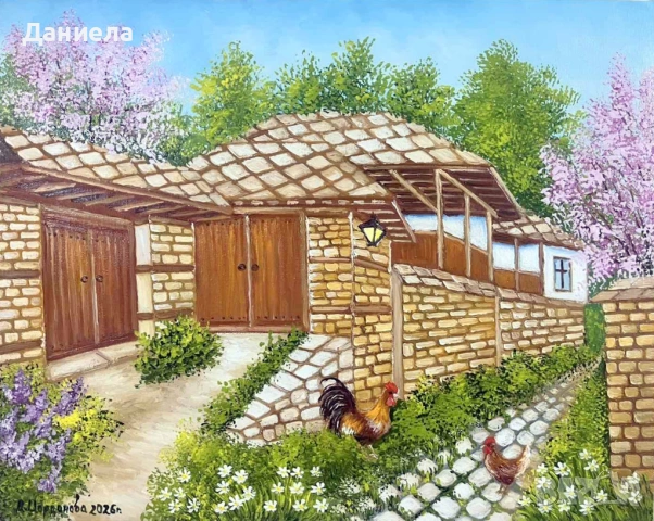 Авторски картини с маслени бои.