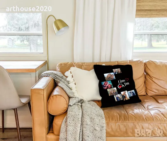 Възглавничка с 9 Ваши снимки - персонализирана декорация за дома, снимка 7 - Възглавници - 49208785