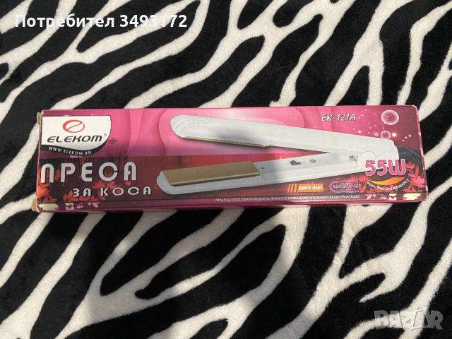 Преса за коса с плочи с керамично покритие