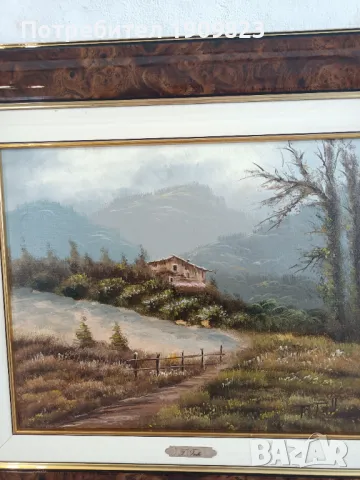 Стара маслена картина , снимка 1