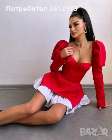 Елегантна рокля , снимка 5 - Рокли - 52606071