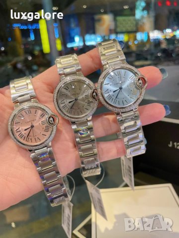Дамски часовник Cartier Ballon Bleu De Cartier Pink с кварцов механизъм, снимка 2 - Дамски - 40436062