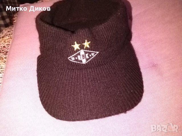 Розенборг Норвегия-зимна шапка с козирка-само наушници-вълна, снимка 2 - Футбол - 43524078