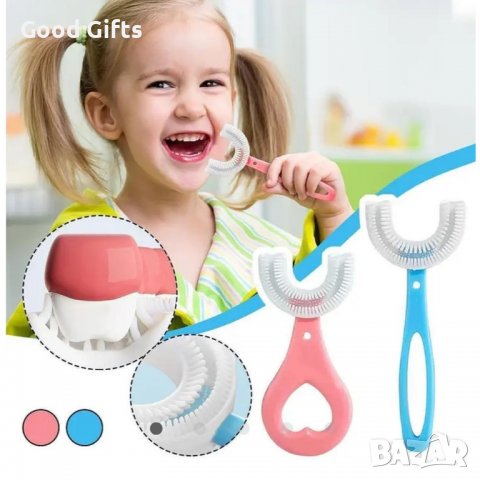 Иновативна четка за зъби за деца с U образна форма, снимка 1 - Други - 38749984