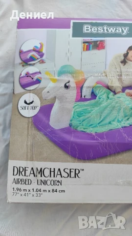 Детски надуваем матрак Bestway Unicorn DreamChaser , снимка 6 - Други - 51067483