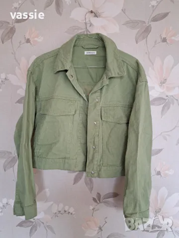 Ръчно рисувано дънково яке, снимка 4 - Якета - 47652882