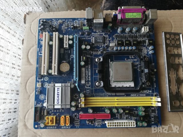 Дънна платка Gigabyte GA-M61PME-S2P Socket AM2+ CPU+FAN, снимка 4 - Дънни платки - 42948349