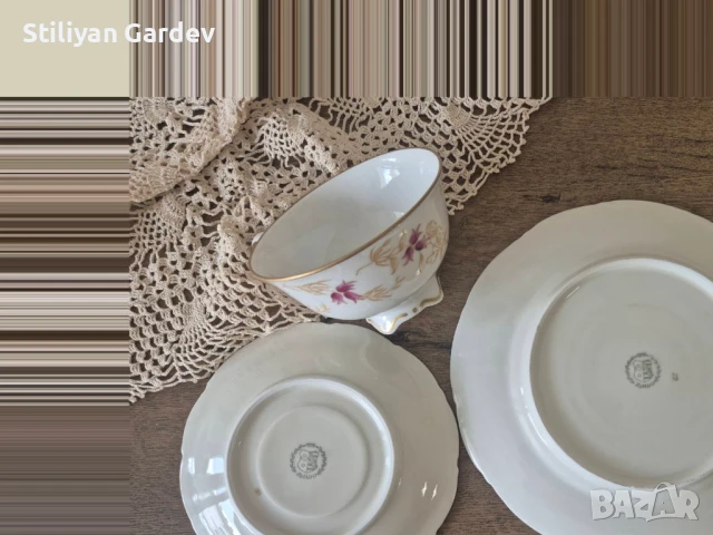 Троен сет - Lettin 1954-69г., снимка 3 - Чаши - 51317162