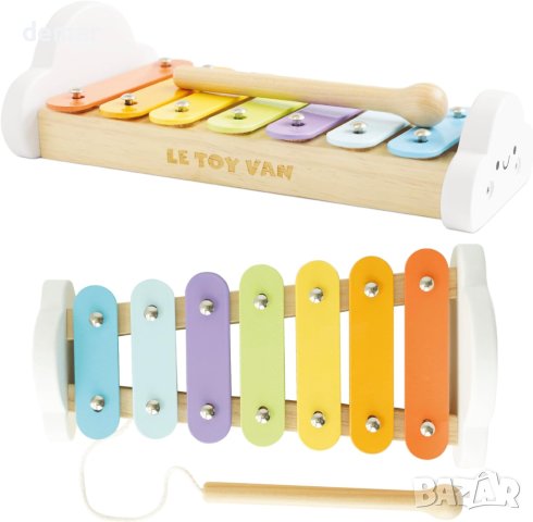 Le Toy Van Образователна музикална играчка ксилофон за малки деца 