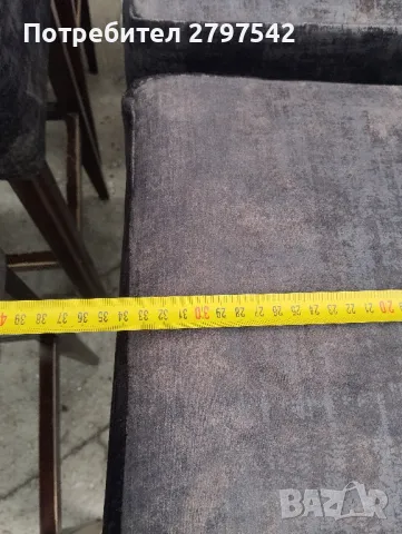 Дървени бар столове С23, снимка 4 - Столове - 49544575